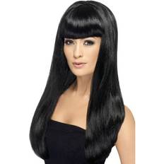 Maskerad Peruker Smiffys Babelicious Wig Black