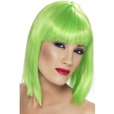 Short Wigs Smiffys Glam Wig Neon Green