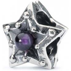 Ametister Berlocker & Hängen Trollbeads Star of Calmness Bead Charm - Silver/Purple