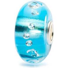 Crystal Charms & Pendants Trollbeads Ice Bead Charm - Silver/Blue/Transparent