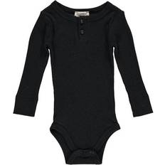 Jungen - Schwarz Bodys MarMar Copenhagen Body LS - Black