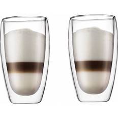 Apto para horno Gafas Bodum Pavina Vaso de café con leche 45cl 2pcs