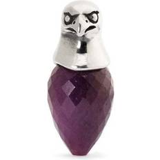 Rubin hänge smycken Rosendahl Falcon Bead Charm - Silver/Red