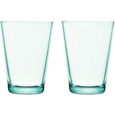 Ohne Griff Küchenzubehör Iittala Kartio Water Green Trinkglas 40cl 2Stk.