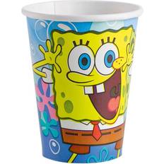 Amscan Paper Cup SpongeBob 266ml 8-pack