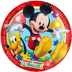 Texte et Lettres Assiettes, Tasses et Couverts Disney Plates Mickey Mouse Clubhouse 8-pack