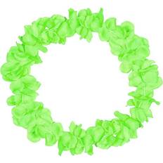 Grøn Tilbehør Folat Hawaii Lei Neon Green Floral