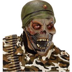 Uniformi e Professioni Maschere Widmann Maschera in lattice Zombie Militare