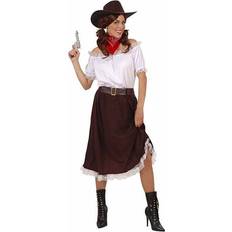 Widmann Cowgirl med Kjol Maskeraddräkt
