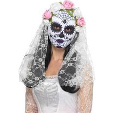 Smiffys Day of the Dead Bride Mask