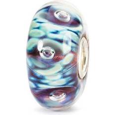 Trollbeads Moonlight Bubbles Bead Charm - Silver/Mother of Pearl