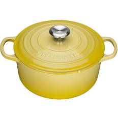 Le creuset gryta 2.4 l Le Creuset Soleil Signature Cast Iron Round med lock 2.4 L 20 cm