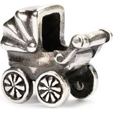Trollbeads Baby Buggy Bead Charm - Silver