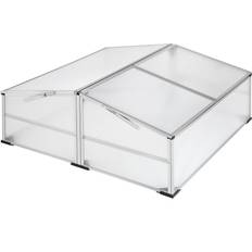 Serre Mini tectake Mini Greenhouse Alluminio Plastica