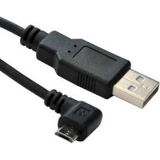 Micro usb cable 3 meter MicroConnect USB A-USB Micro-B Angled 3m