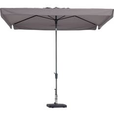 Aluminium Parasols en Accessoires Madison Delos Luxe Parasol 200 x 300 cm Taupe 200cm