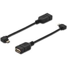 Digitus USB A-USB Micro-B 2.0 Angled