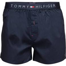 Tommy Hilfiger Baumwolle Unterhosen Tommy Hilfiger Smart Cotton Poplin Boxers - Navy Blazer-Pt