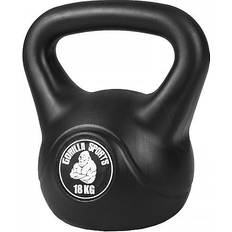 Kettlebells 18 Gorilla Sports Vinyl Cement Kettlebell 18kg