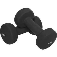 5 kg - Hantelsets Hanteln Gorilla Sports Vinyl Dumbbell 2x5kg