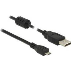 DeLock USB A-USB Micro-B 2.0 Ferrite 1m