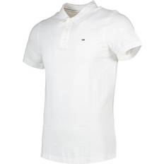 Tommy Hilfiger Organic Cotton Fine Pique Slim Polo T-shirt - Classic White