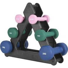 Hantelständer Gorilla Sports Dumbbell Rack Vinyl