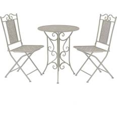 vidaXL 43153 Café-Set, 1 Tisch einschl. 2 Stühle