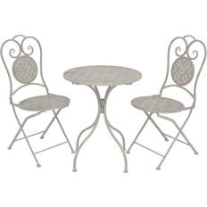 vidaXL 43154 1 Table incl. 2 Chairs Café Group Caféset, 1 Bord inkl. 2 Stolar