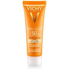 Sans Parabènes Protections Solaires Vichy Ideal Soleil 3-in-1 Tinted Anti-Dark Spots Care SPF50+ 50ml