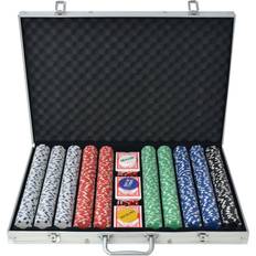 vidaXL Poker Set with 1000 Chips