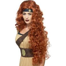 Smiffys Medieval Warrior Queen Auburn Wig