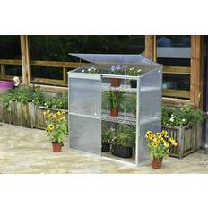 Metalcraft Miniväxthus Metalcraft Greenhouse 0.75m² Aluminium Plast