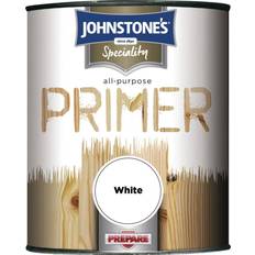 Oil-based - White Paint Johnstones Speciality All Purpose Primer Metal Paint, Wood Paint White 0.75L