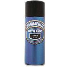 Hammerite Noir Peintures Hammerite Direct to Rust Peinture Métal Noir 0.4L