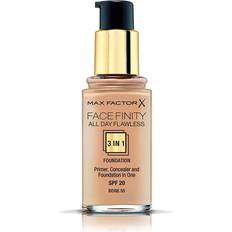 Max factor foundation 3 in 1 Max Factor Facefinity All Day Flawless 3 in 1 Foundation SPF20 #55 Beige