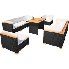 Arredamento da Giardino e per Esterni vidaXL 42753 Outdoor Lounge Set, 1 Table incl. 2 Chairs & 2 Sofas