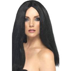 Smiffys Star Style Wig Black