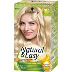 Silver Permanenta hårfärger Schwarzkopf Natural & Easy #522 Silver Ljusblond 60ml