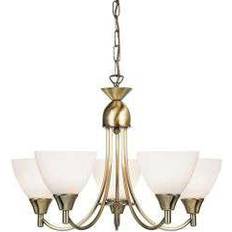 Chandeliers - Glass Pendant Lamps Endon Alton Pendant Lamp 46cm