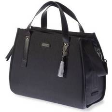 Basil Bolsa Trasera Business Negro Impermeable 17l(41x17x32)cierre Cremallera (de Mano Y Bandolera)