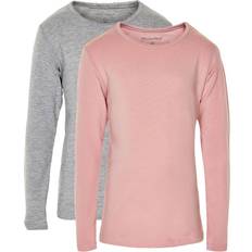 Minymo T-shirt LS 2-pack - Blusher (3935-568)