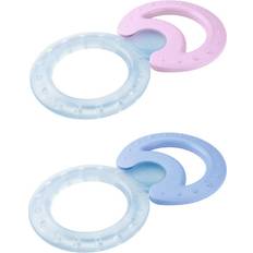 Bleu Jouets de dentition Nuk jouet de dentition effet rafraîchissant 3-12 m Violet 2 pcs