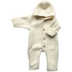 Organic Merino Wool Fleece Suit - Natural