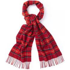 Barbour Tartan Lambswool Scarf Unisex - Cardinal