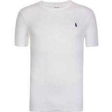 Polo Ralph Lauren T-skjorter & Singleter Polo Ralph Lauren Custom Slim Fit Cotton T-shirt - White