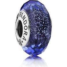 Pandora charm Pandora Faceted Charm - Silver/Blue