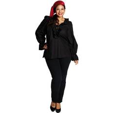 Rubies Pirate Blouse Black