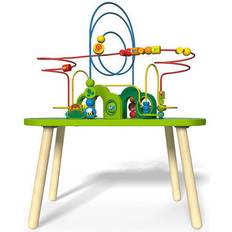 Wooden Toys Baby Toys Hape Jungle Play & Train Activity Table