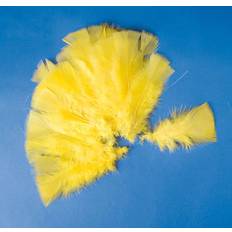 Gule Fjær PlayBox Easter feathers yellow 48 pcs